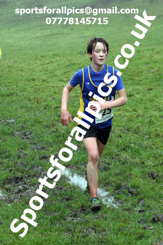 Girls under-13s, NECAA Junior Cross Country Relays, Thornley Farm, Peterlee, Saturday, December 12th. Photo: David T. Hewitson/Sports for All Pics